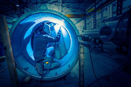Industrial MIG welder